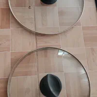 دو عدد در شیشه‌ای قابلمه پیرکس