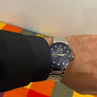 ساعت مچی کلاسیک مردانه صفحه آبی  برند BULOVA ضد آب