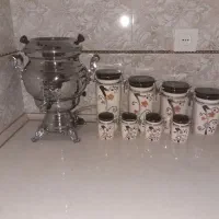 سماور با سرویسش