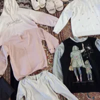 تعدادی لباس نو زنانه دخترانه بچه گانه