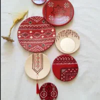 دیوار کوب سفالی