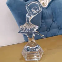 فنجان نعلبکی بستنی خوری مجسمه کریستال