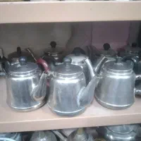 قوری برنجی روسی قدیمی مهر دار