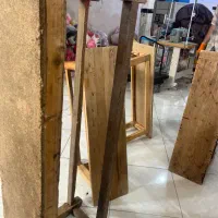 نیمکت چرخ خیاطی  چهارپایه چوبی