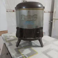 کلمن۷لیتری جنس خارجی ۲شیر داخل روحی ساعت آب سردنگ