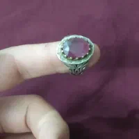 انگشتر یاقوت سرخ معدنی