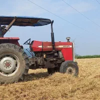 تراکتور 285 به همراه بیلر جاندیر