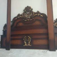فروش اسکلت تخت با دو عسلی دست دوم