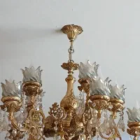 لوستر برنز پنجره شاخه