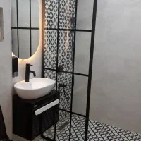 زیر دوشی .کابین دوش.جداکننده .