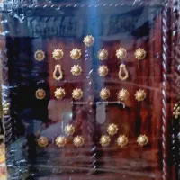 درب سنتی قدیمی چوب ترموود و ساج ترکیبی