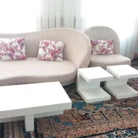 یک دست مبل هشت نفره در حد