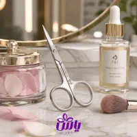 قیچی ابرو فلزی آرایشی یاس