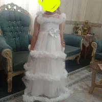 لباس عروس دخترانه 8تا10سال میخوره