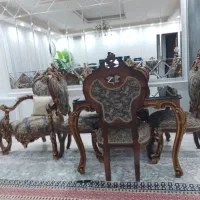 فروش میز ناهار خوری ۴ نفره با چوب گردو