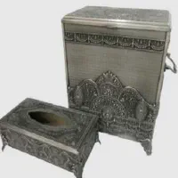 ست سطل آشغال و جا دستمال کاغذی یونیک