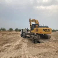 بیل مکانیکی و کمپرسی آماده به کار جهت اجاره