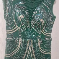 پیراهن مجلسی .کارشده .تن خور شیک سایز ۴۰ و۴۲