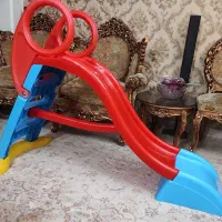 سرسره کودک حفاظ دار سه پله