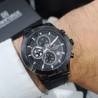 نیوی فورس اسپرت جذاب سه موتور تمام مشکی بندچرم