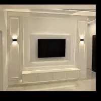 انواع گچکاری . نورمخفی . قاب بندی