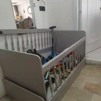 تخته نوزادی حالت گهواره استفاده نشد نو هست