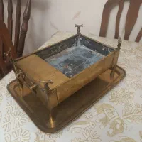 منقل برنجی باسینی برنجی بسیار قدیمی