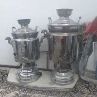سماور گازی یکی ۲۰لیتری یکی ۱۵ لیتری