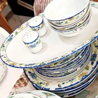 چینی طرح ارکـوپال و گل سرخی