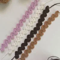 هدبند و جاکلیدی و اکسسوری بافتنی
