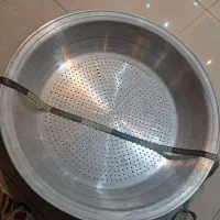سینی و ابکش الومنیومی وظرف اکبند سفید مارک