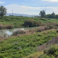 فروش باغ کنار رودخانه باامکانات کامل و سوله ۵۰۰متر