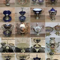 میوه شیرینی شکلات آجیلخوری دکوری کادویی برنجی چینی