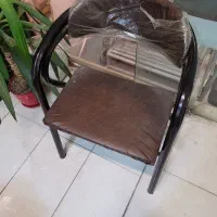 صندلی دسته دار فلزی ۳ عدد