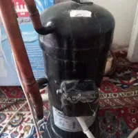 کمپرسور در حد نو  سالم پر قدرت بشرط