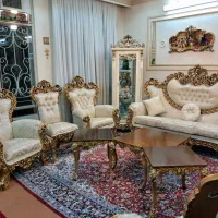 رنگ ورق طلا ۲۴عیار مبل دوسرویس درحد سالم و محکم