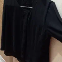 شومیز مشکی حریر سایز XL