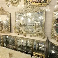 آینه ویترین برنز دوبل گل شناسنامه دار(ایرانیان)