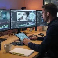 ادیتورم تولیدمحتوامتحرکسازی هوش مصنوعی گرافیستUIUX