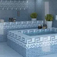 کاشیکاری بدنه،کف و استخری واسلب
