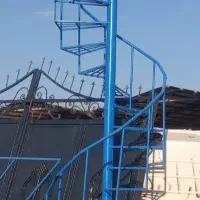 پله پیچ آهنی طول ۳ متر عرض ۵۰ فقط ۱۰۵۰۰