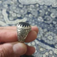 یاقوت کبود رکاب دست ساز سیاه قلم