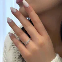 انگشتر نقره اصلی عیار ۹۲۵ کد ۱۸