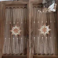 تخته نرد چوب گردوی اصل سردشت،کنده‌کاری‌شده