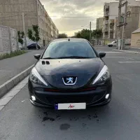 ۲۰۷ مشکی بدون رنگ سیمی