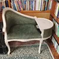 صندلی تلفن رنگ سبز