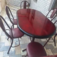 میز غذاخوری ۶ نفره کارکرده