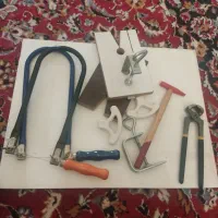 پک معرق کاری همراه با چوب  و میخ و تیغش