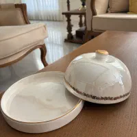 ظرف پذیرایی کاردست،لبه ها آب طلا