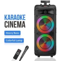 باند اسپیکر ایستاده زیر چرخ دار چمدانی سیستم